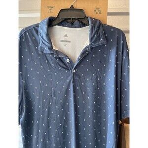 Adidas XL Men's Golf T-Shirt with white tree pattern
